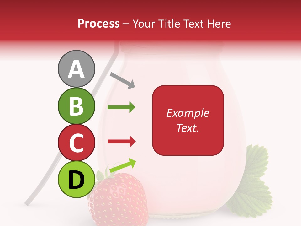 Studio Shot Cream Fruit PowerPoint Template