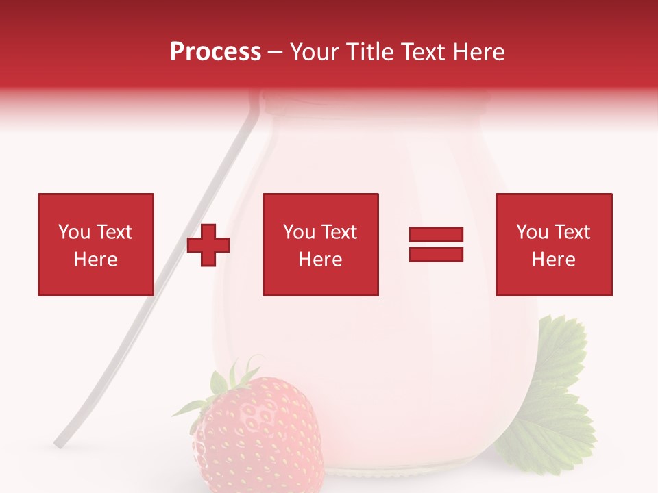 Studio Shot Cream Fruit PowerPoint Template