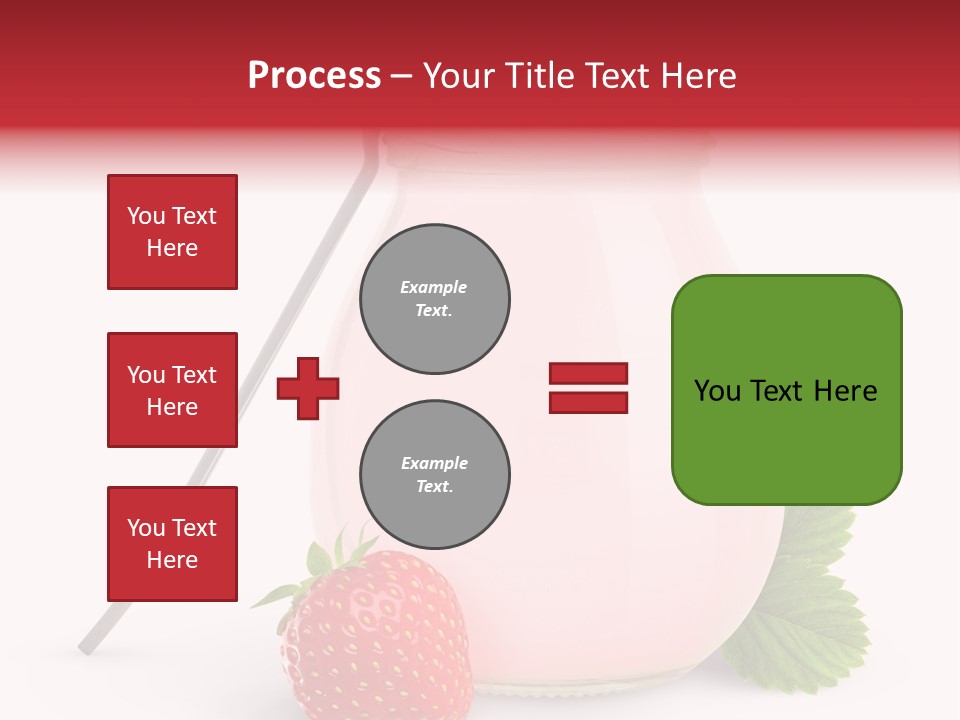 Studio Shot Cream Fruit PowerPoint Template