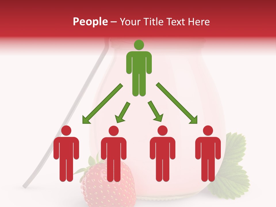 Studio Shot Cream Fruit PowerPoint Template