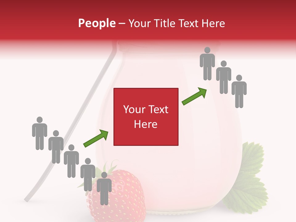 Studio Shot Cream Fruit PowerPoint Template