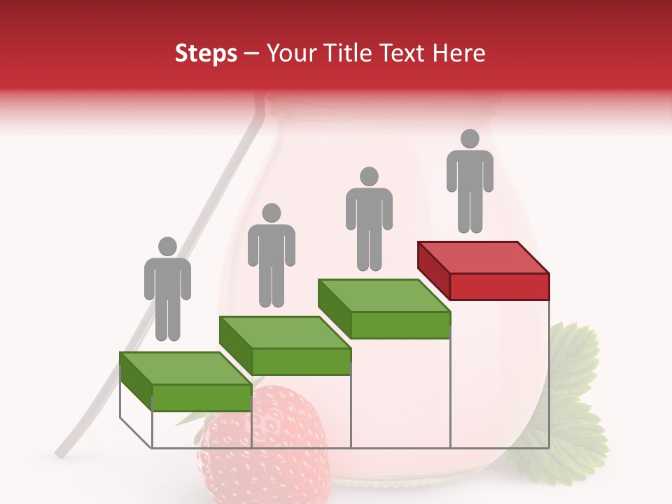 Studio Shot Cream Fruit PowerPoint Template