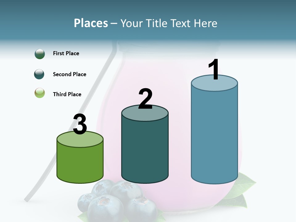 Cream Fruit Healthy PowerPoint Template