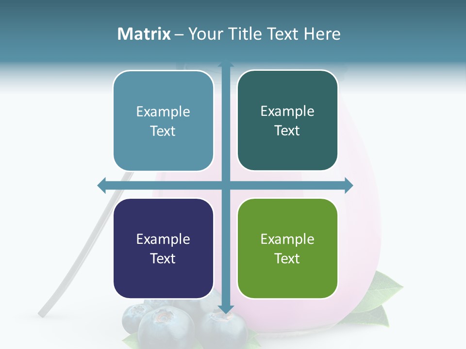 Cream Fruit Healthy PowerPoint Template