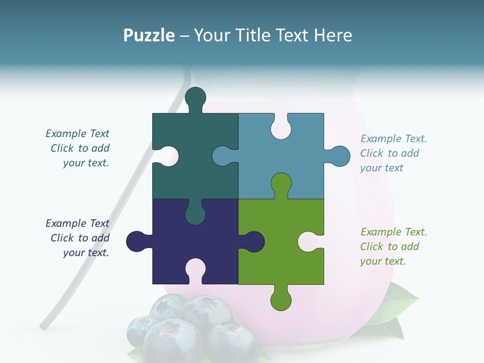 Cream Fruit Healthy PowerPoint Template