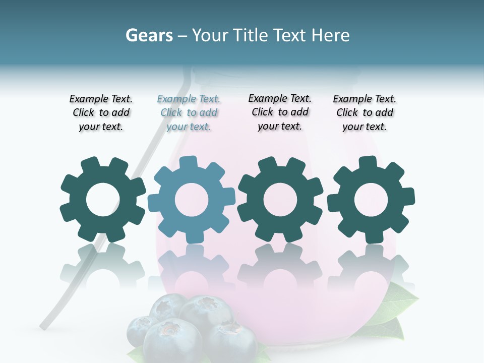 Cream Fruit Healthy PowerPoint Template