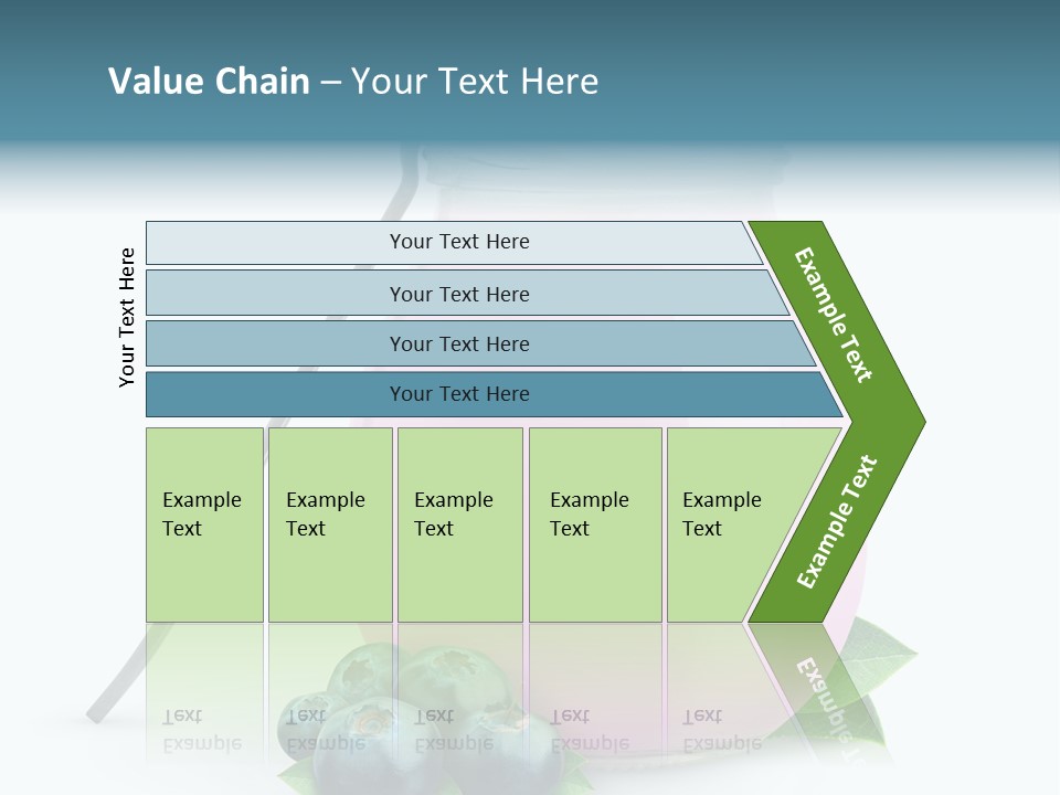 Cream Fruit Healthy PowerPoint Template