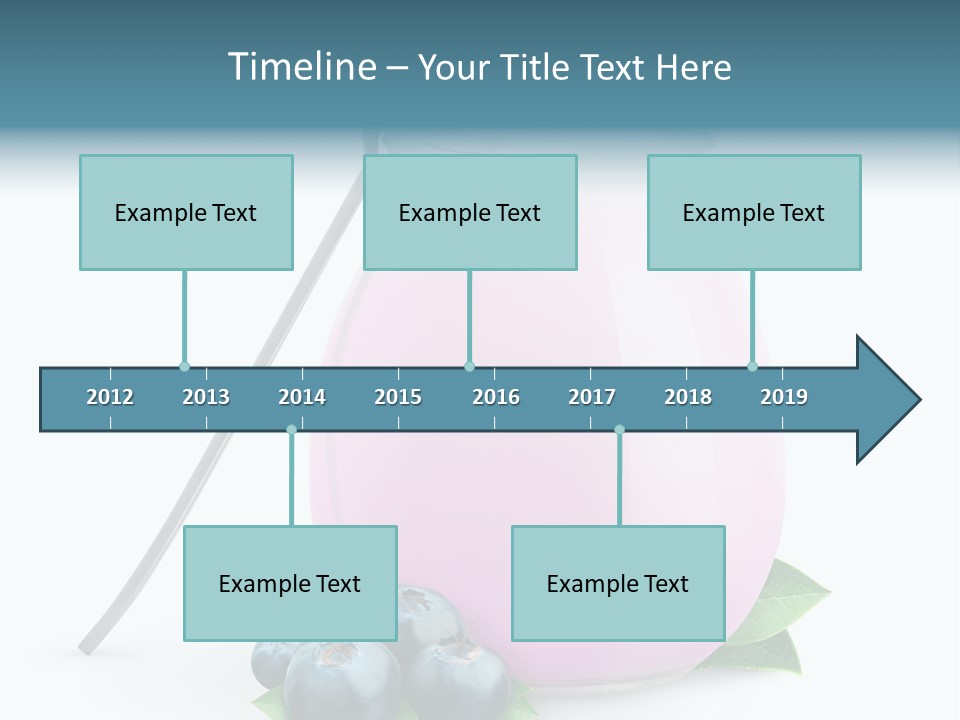 Cream Fruit Healthy PowerPoint Template