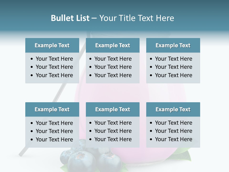 Cream Fruit Healthy PowerPoint Template