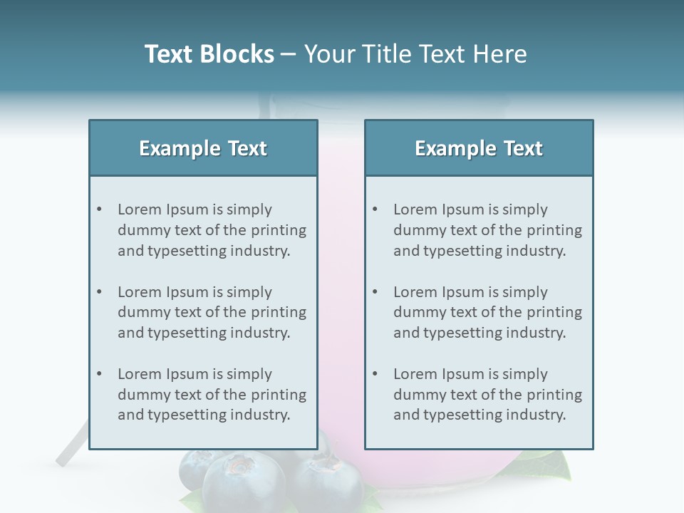 Cream Fruit Healthy PowerPoint Template