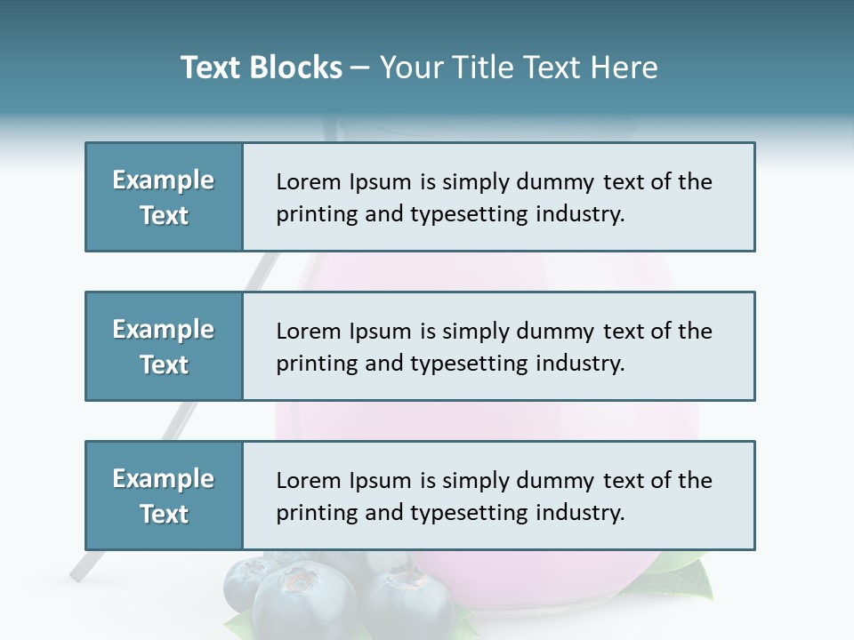 Cream Fruit Healthy PowerPoint Template
