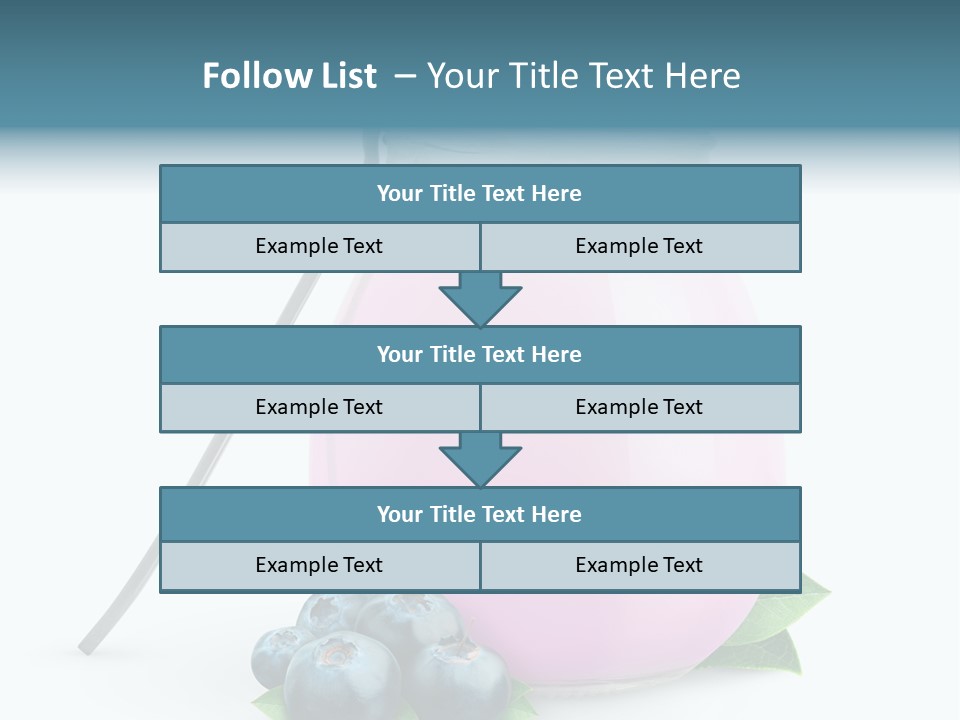 Cream Fruit Healthy PowerPoint Template