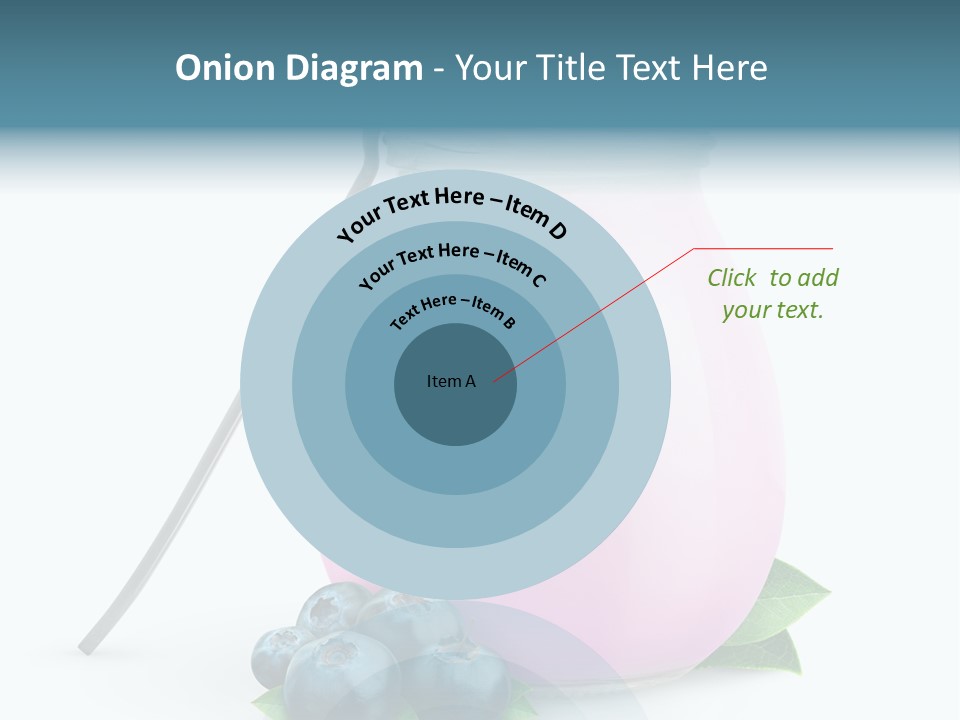 Cream Fruit Healthy PowerPoint Template