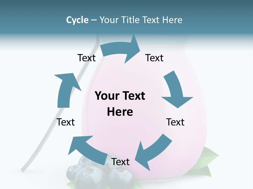 Cream Fruit Healthy PowerPoint Template