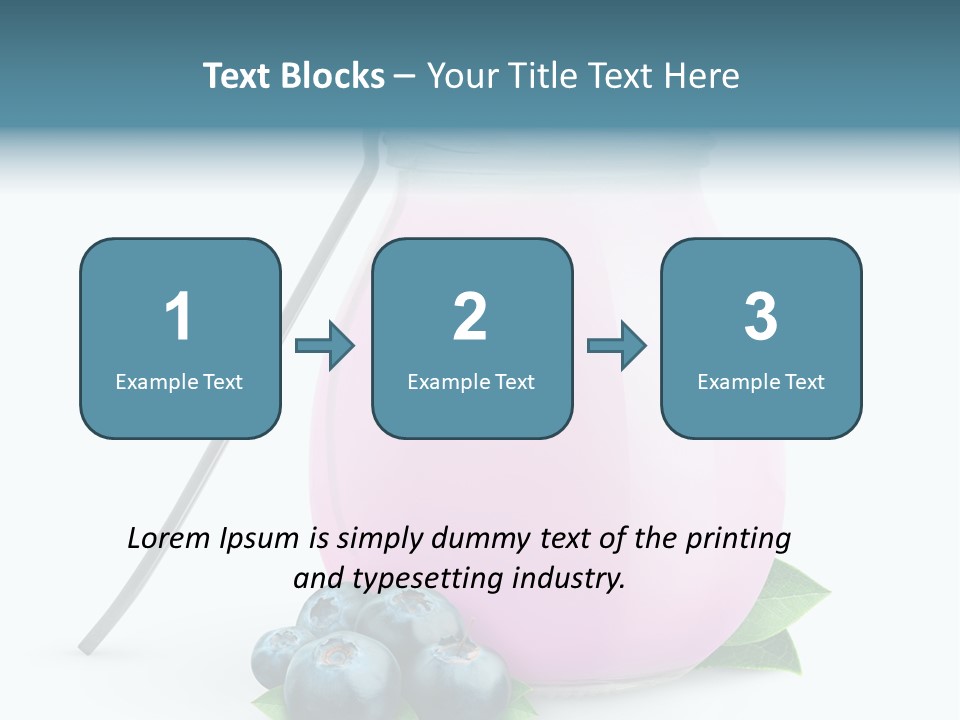 Cream Fruit Healthy PowerPoint Template