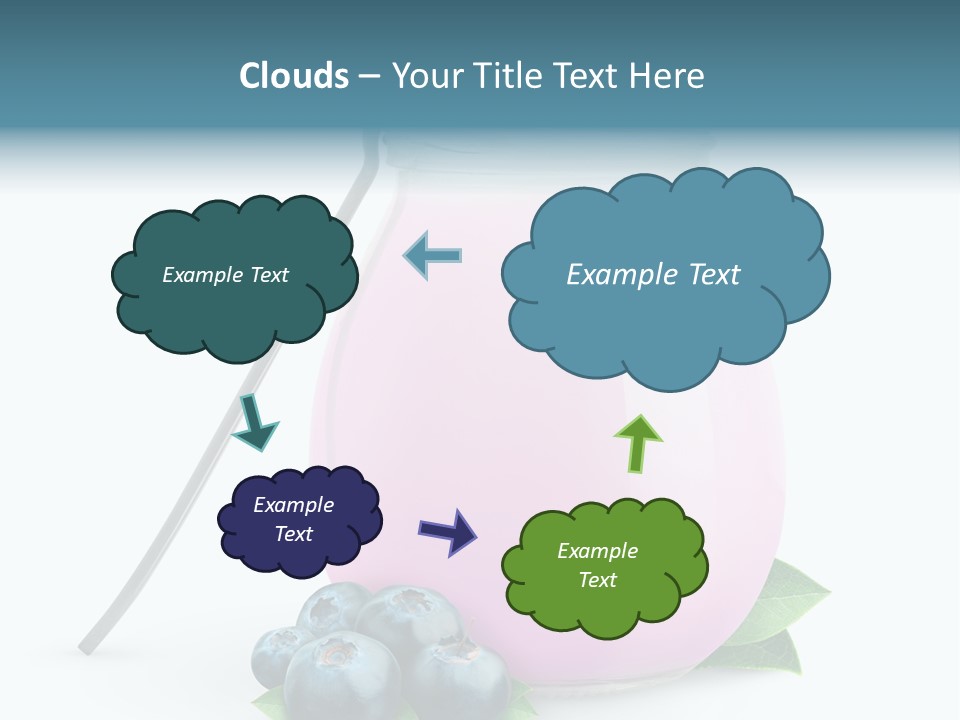 Cream Fruit Healthy PowerPoint Template