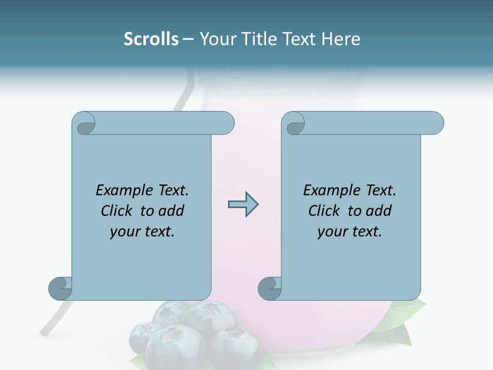 Cream Fruit Healthy PowerPoint Template