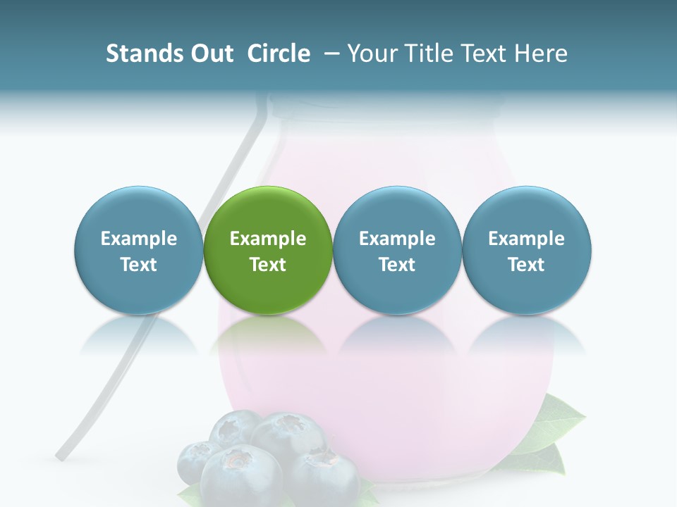 Cream Fruit Healthy PowerPoint Template