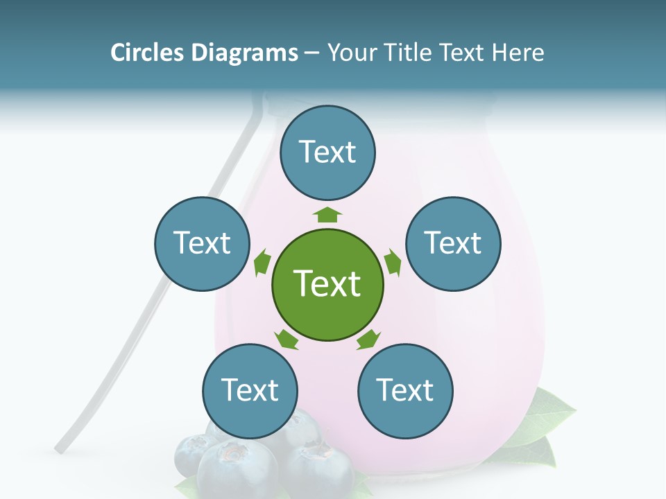 Cream Fruit Healthy PowerPoint Template