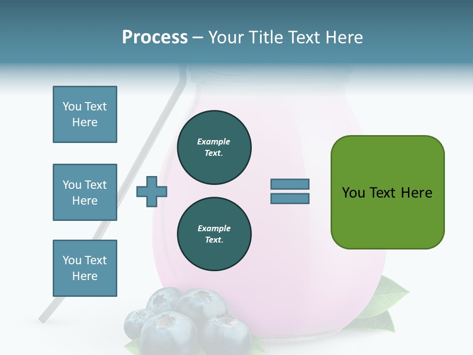 Cream Fruit Healthy PowerPoint Template