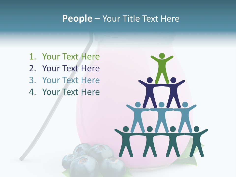 Cream Fruit Healthy PowerPoint Template