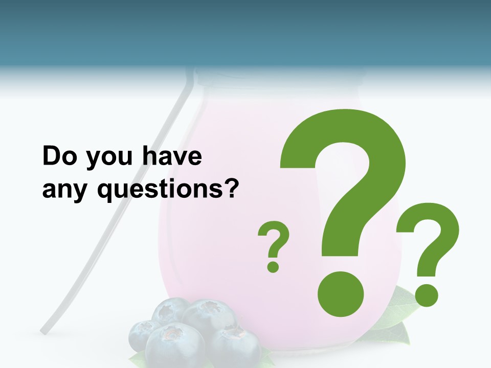 Cream Fruit Healthy PowerPoint Template