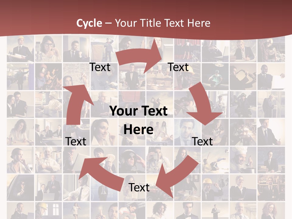 Doctor Touch Businessman PowerPoint Template