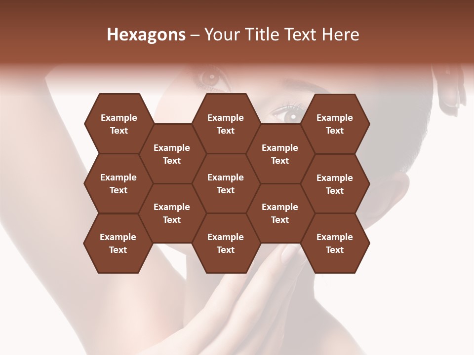 Make Up Attractive Portrait PowerPoint Template