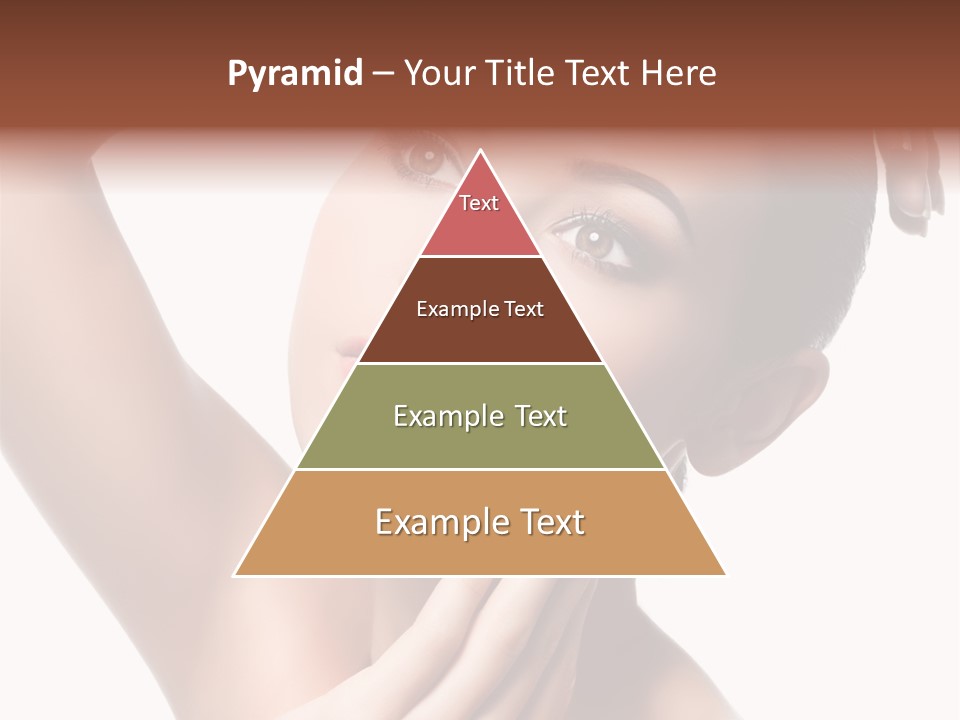 Make Up Attractive Portrait PowerPoint Template