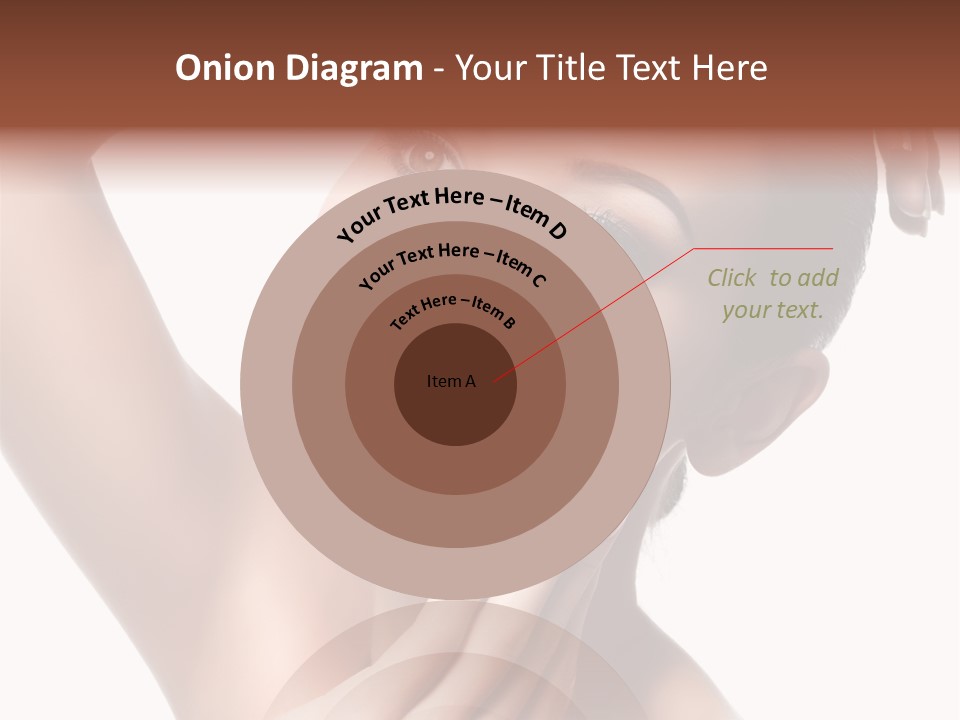 Make Up Attractive Portrait PowerPoint Template