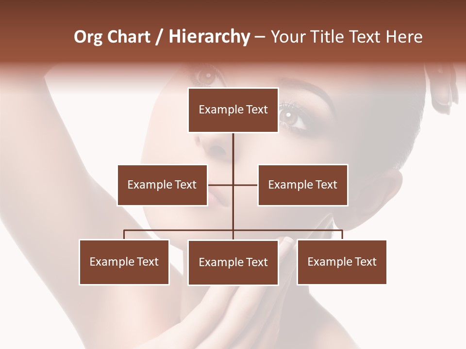 Make Up Attractive Portrait PowerPoint Template