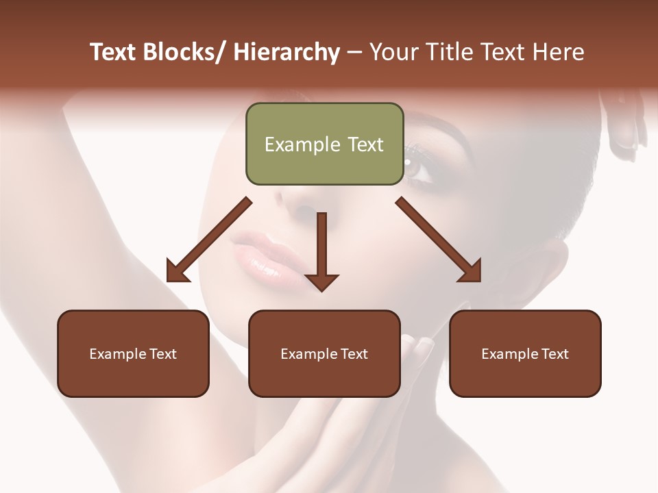 Make Up Attractive Portrait PowerPoint Template