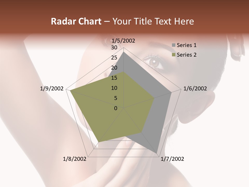 Make Up Attractive Portrait PowerPoint Template