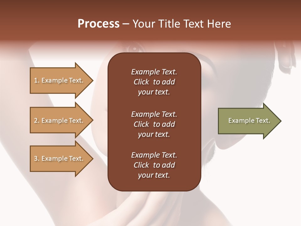 Make Up Attractive Portrait PowerPoint Template