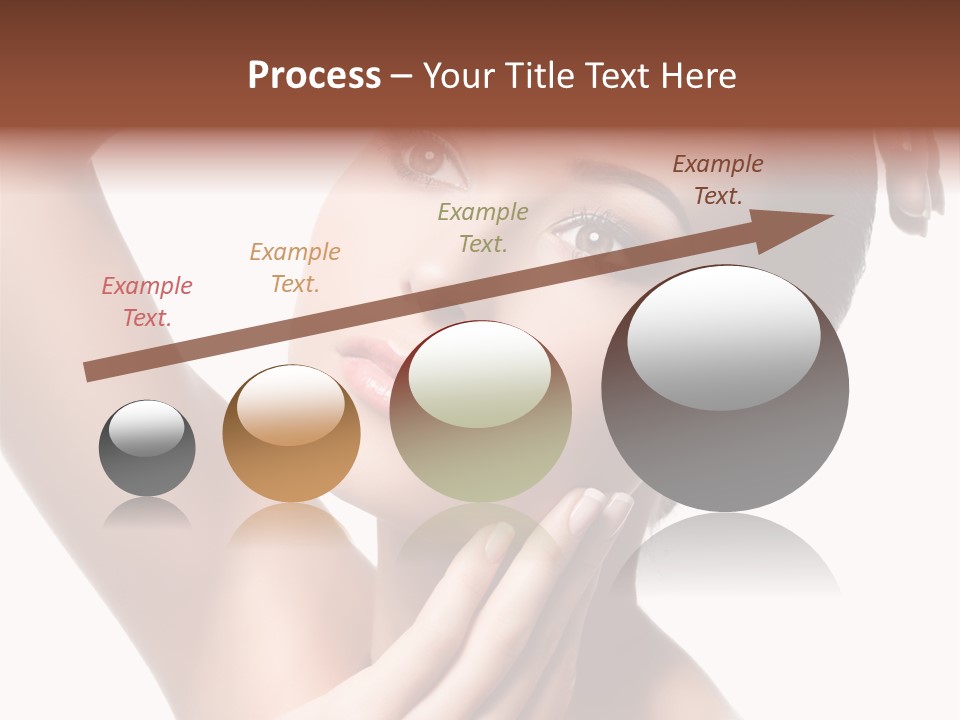 Make Up Attractive Portrait PowerPoint Template