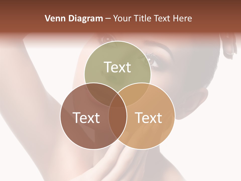 Make Up Attractive Portrait PowerPoint Template