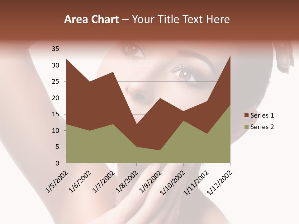 Make Up Attractive Portrait PowerPoint Template