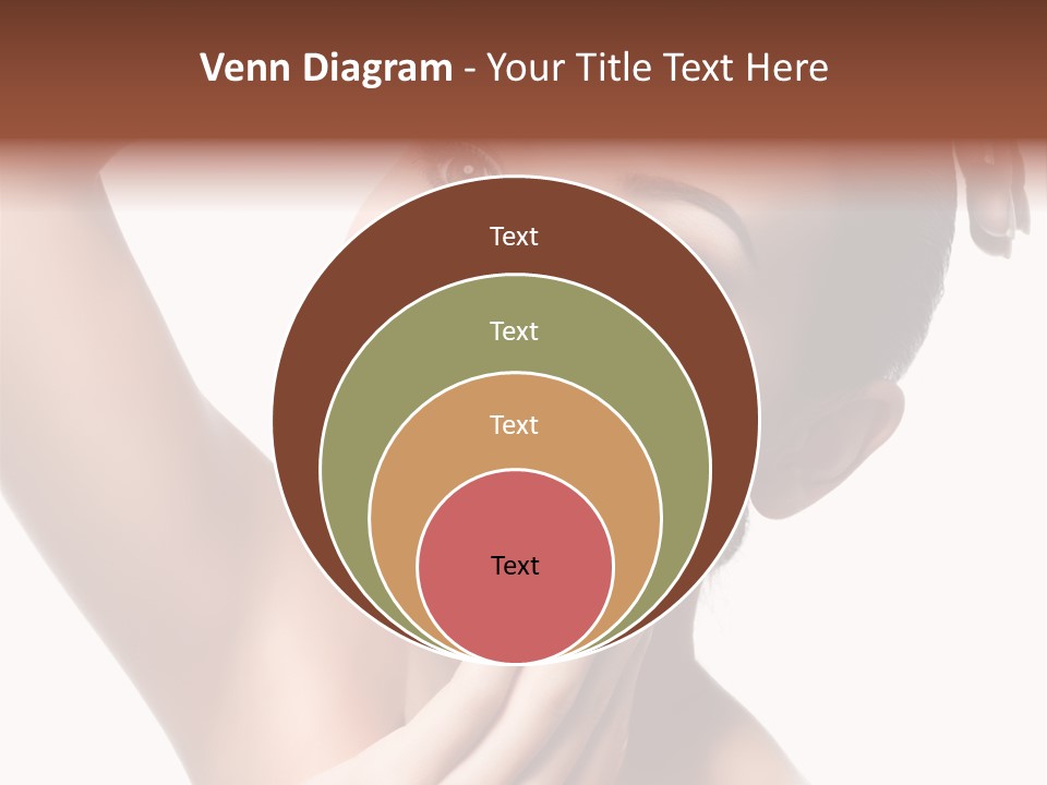 Make Up Attractive Portrait PowerPoint Template