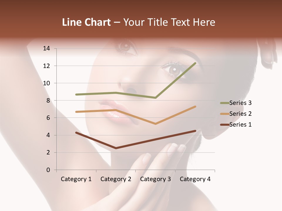 Make Up Attractive Portrait PowerPoint Template