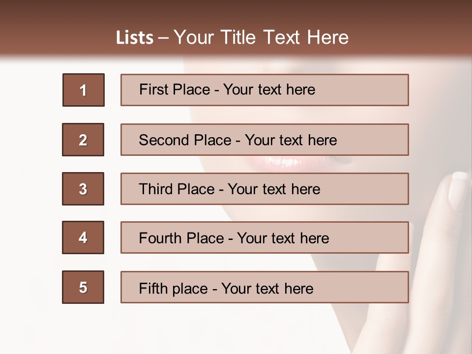 People Beauty  PowerPoint Template