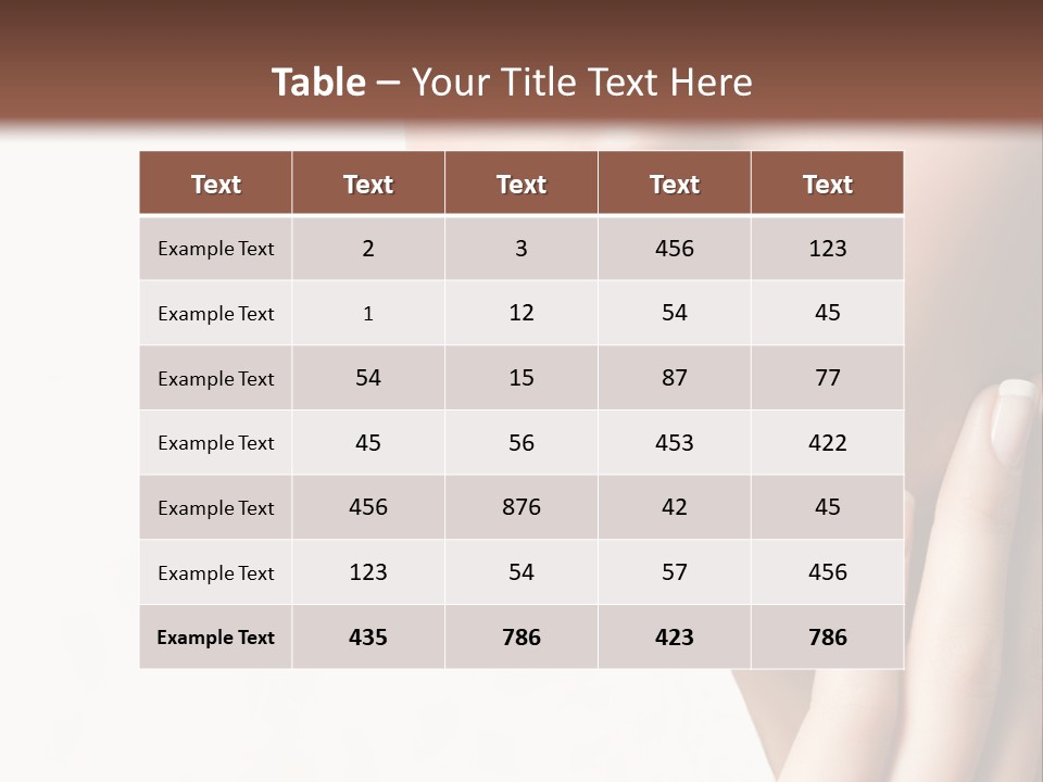 People Beauty  PowerPoint Template