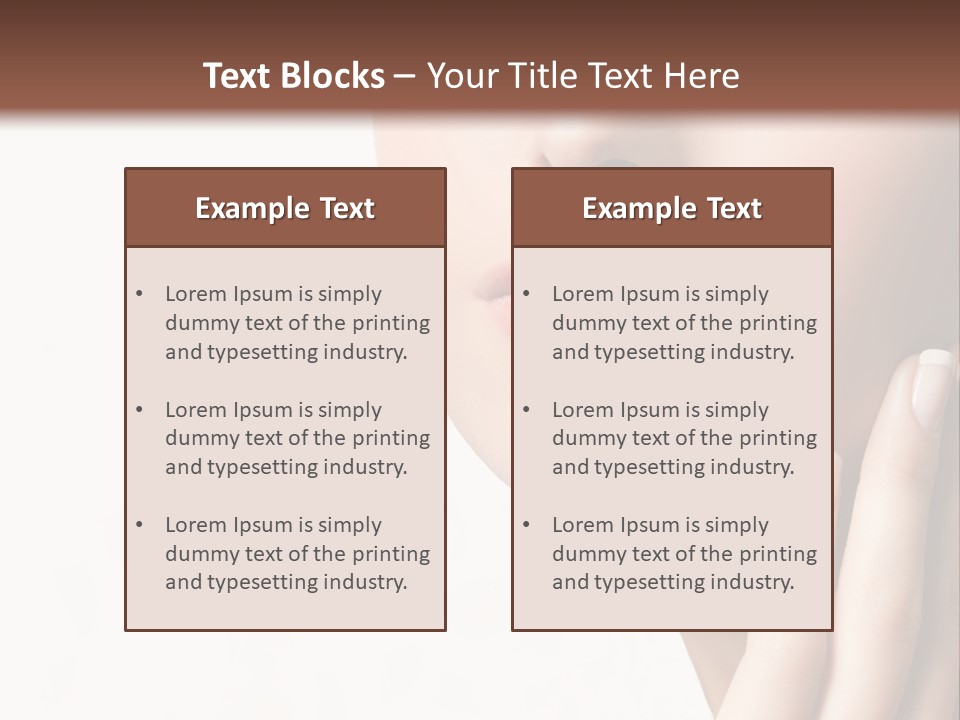 People Beauty  PowerPoint Template