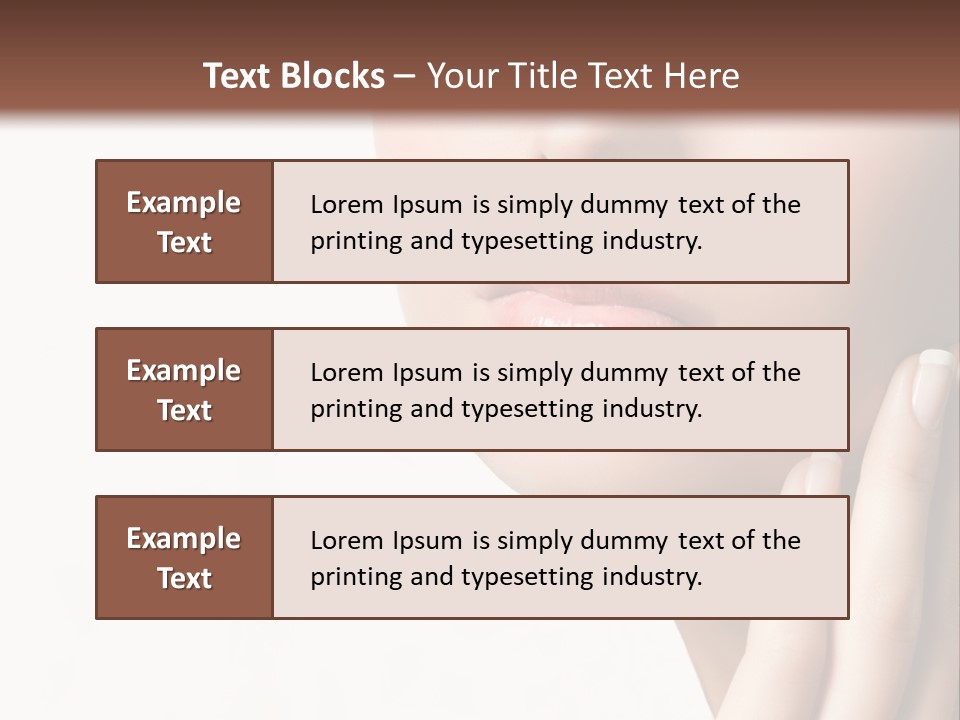 People Beauty  PowerPoint Template