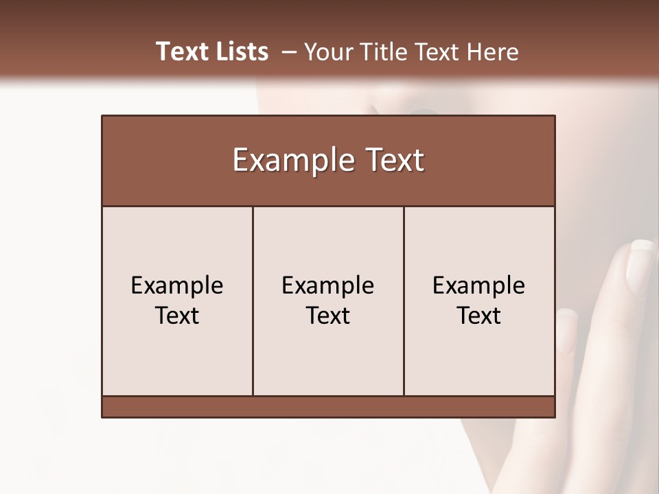 People Beauty  PowerPoint Template