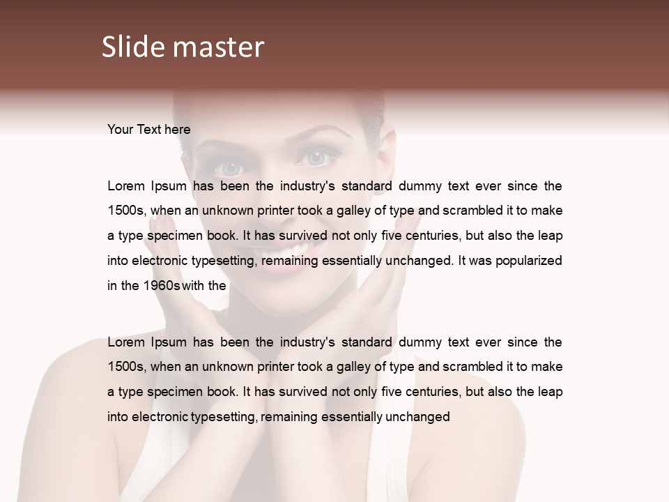 Teeth Background Beautiful PowerPoint Template