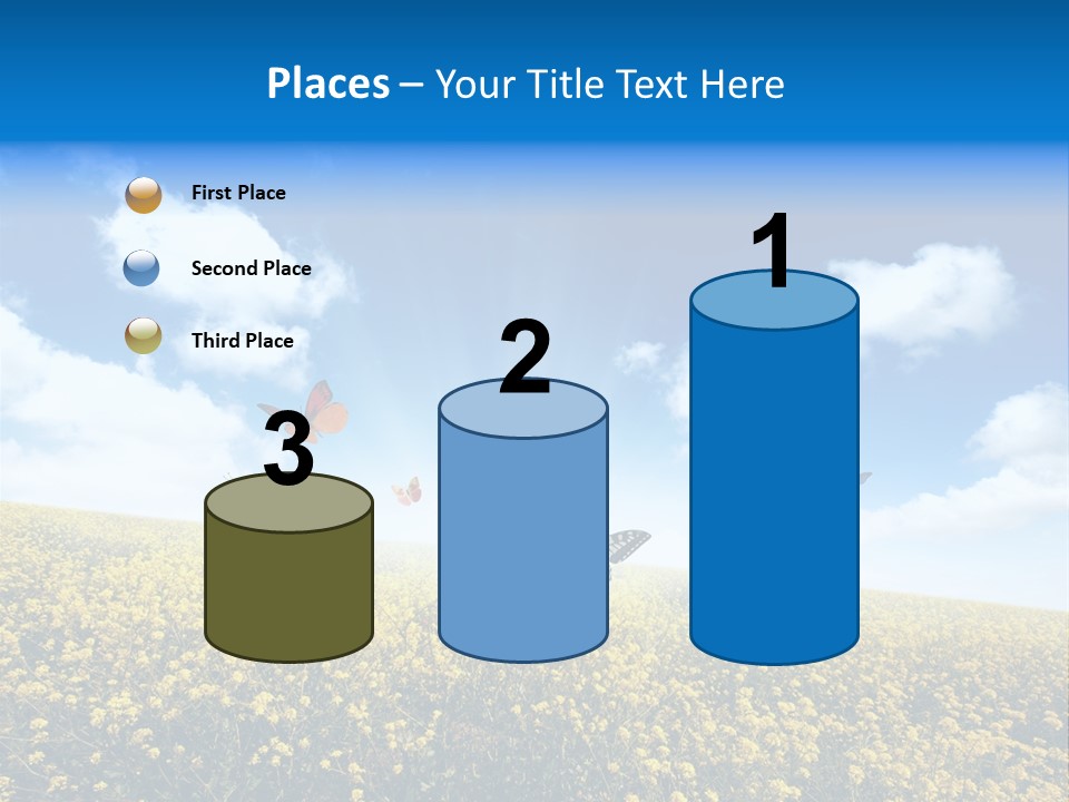 Sundown Yellow Horizon PowerPoint Template