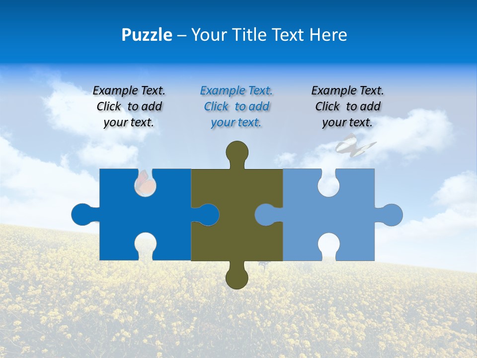 Sundown Yellow Horizon PowerPoint Template