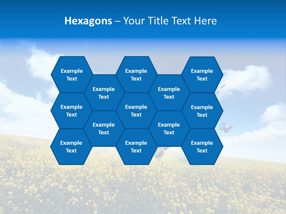Sundown Yellow Horizon PowerPoint Template