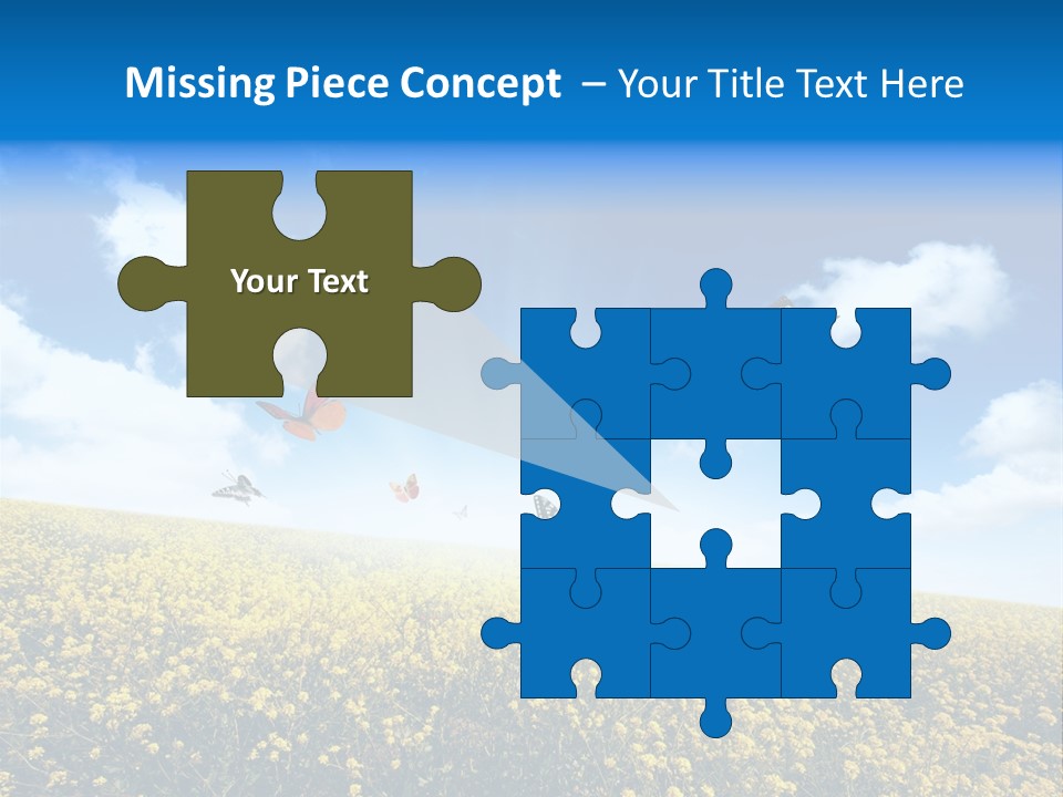 Sundown Yellow Horizon PowerPoint Template