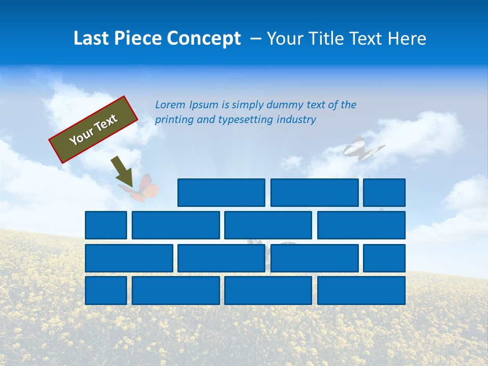 Sundown Yellow Horizon PowerPoint Template